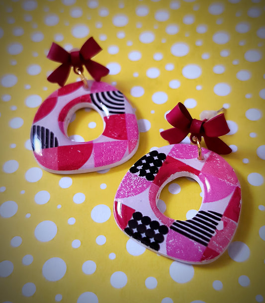 Boucles d'oreilles flashy