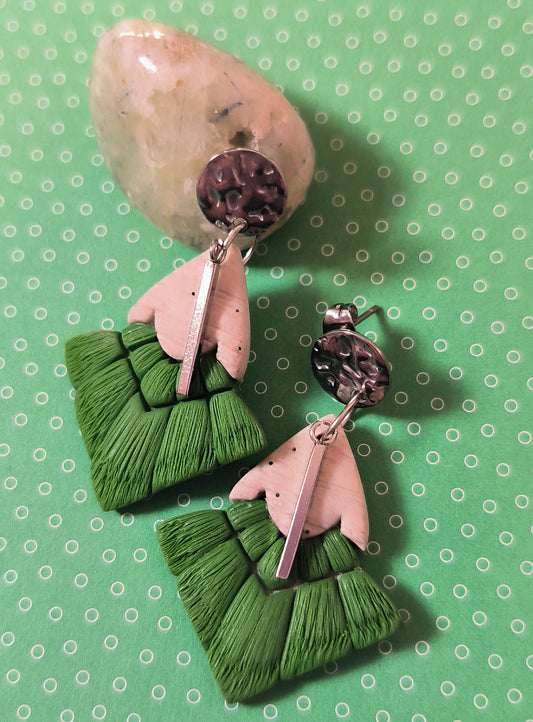 Boucles effet tissu